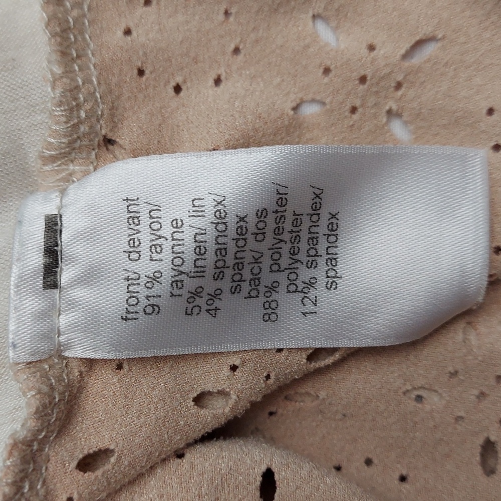* Maurices Kind Heart Gypsy Spirit Beige Boho Tank Top Distressed, Plus Size 3X - Picture 6 of 8